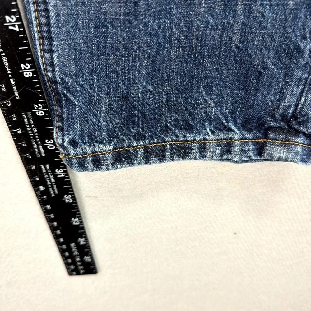 LVD‎ Live Vintage Denim Jeans Mens 32x32 Blue Pants Mid Rise Straight Button Fly